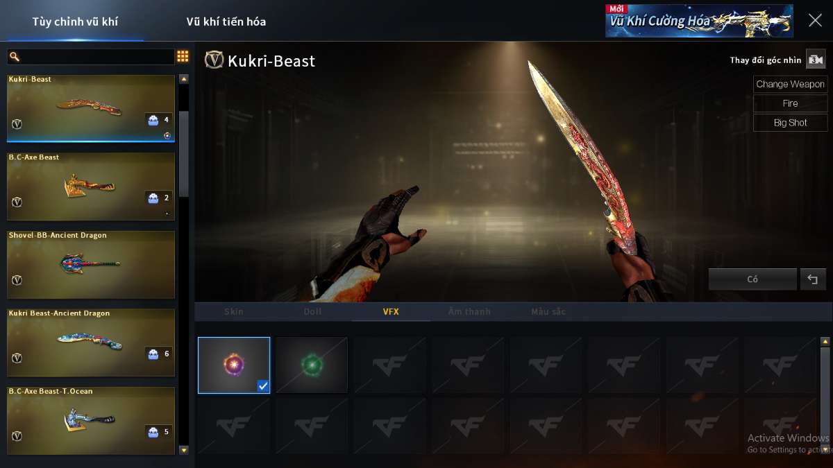 shop acc cf uy tin gia re